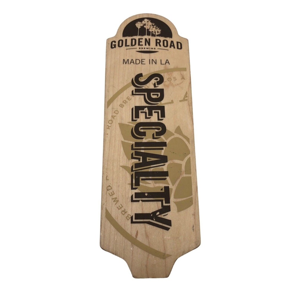 Golden Road Blank Specialty Beer Tap Handle Man Cave Bar Craft Los Angles CA